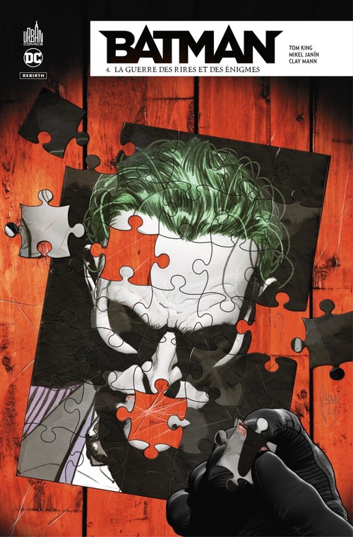 ebook cover of Batman Rebirth - Tome 4 - La guerre des rires et des énigmes, by David Finch, Tom King