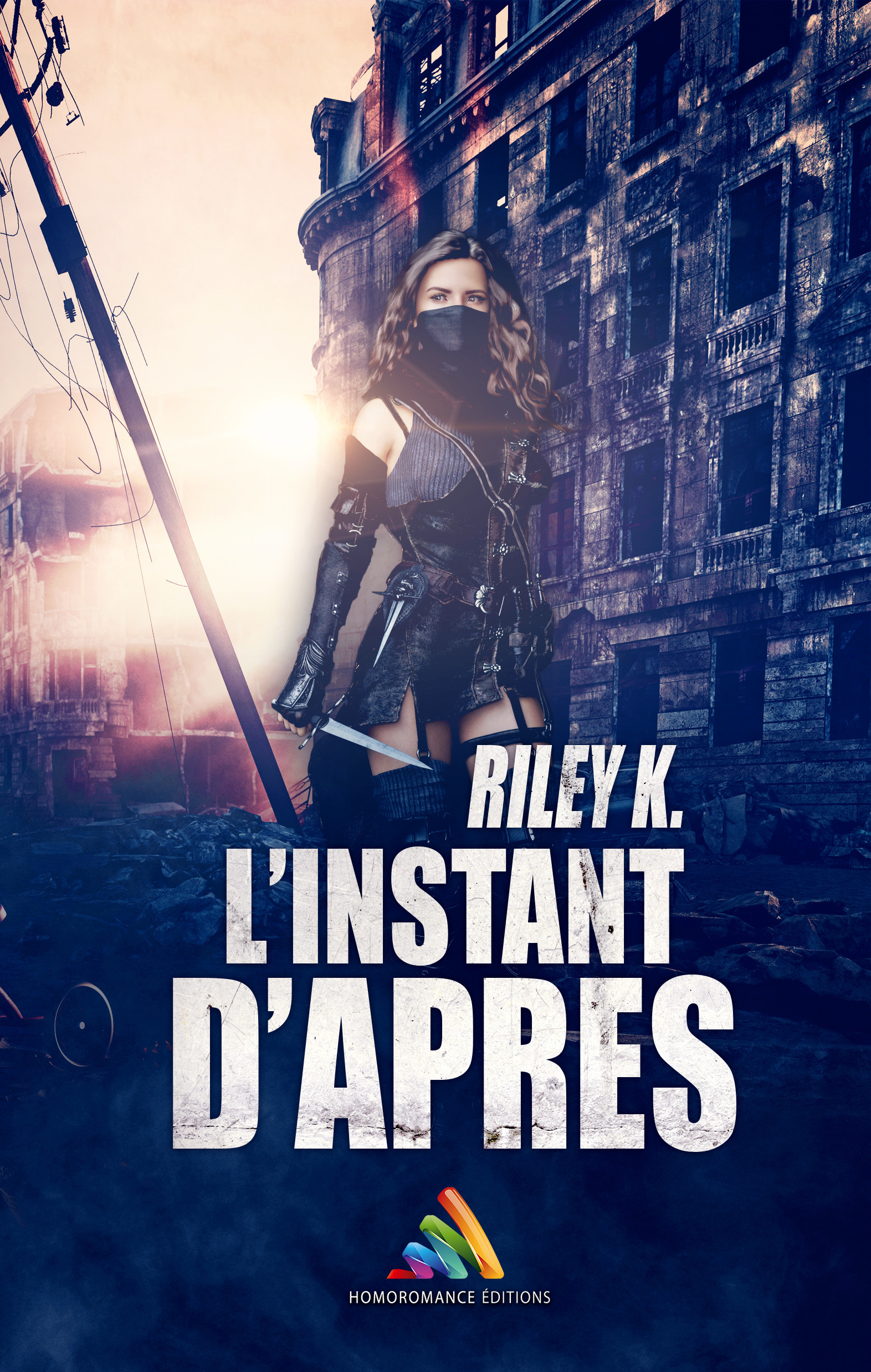 Couverture ebook de L'instant d'après | Livre lesbien, roman lesbien, de Riley K.