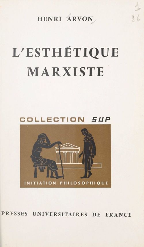 Couverture ebook de L'esthétique marxiste, de Henri Arvon
