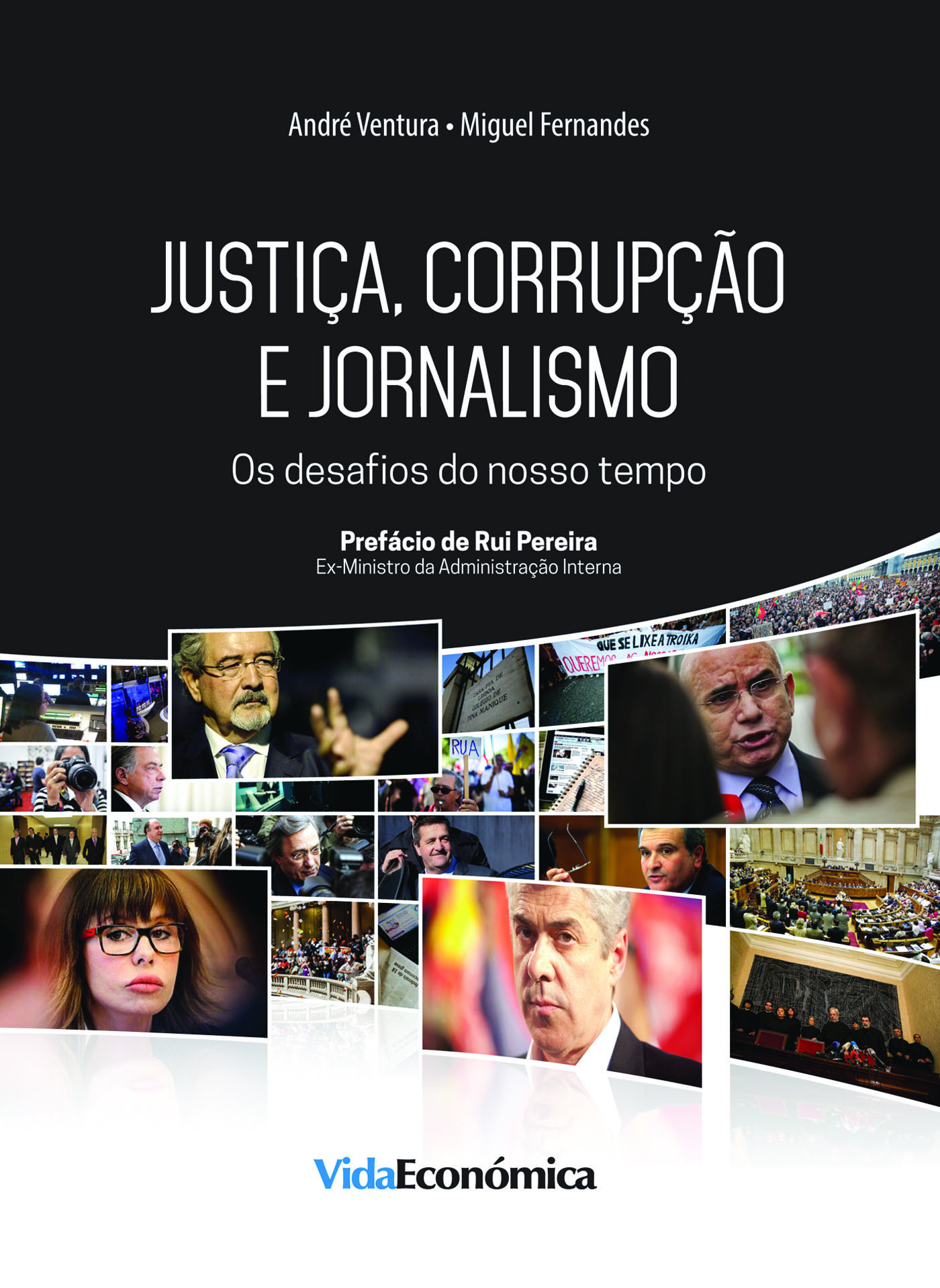Couverture ebook de Justiça, corrupção e jornalismo, de Andre Ventura, Miguel Fernandes
