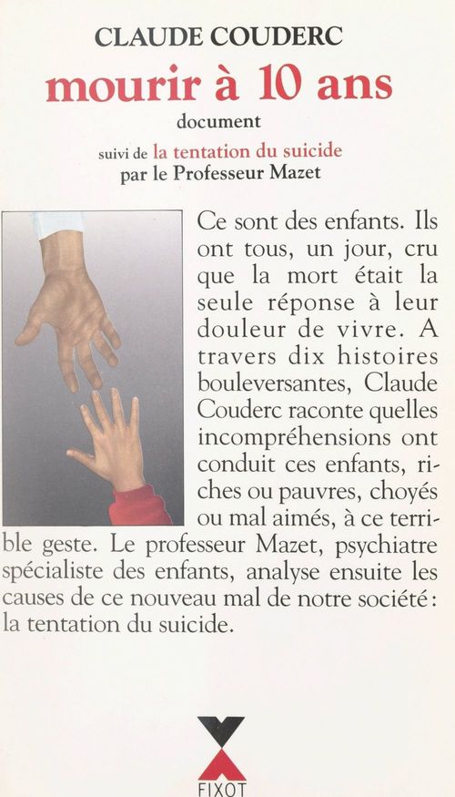 Couverture ebook de Mourir à 10 ans, de Claude Couderc, Philippe Mazet