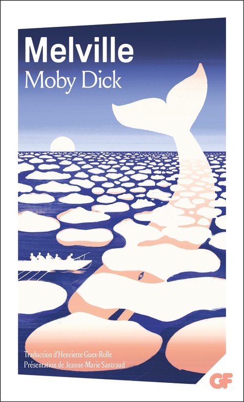 ebook cover of Moby Dick, by Herman Melville
