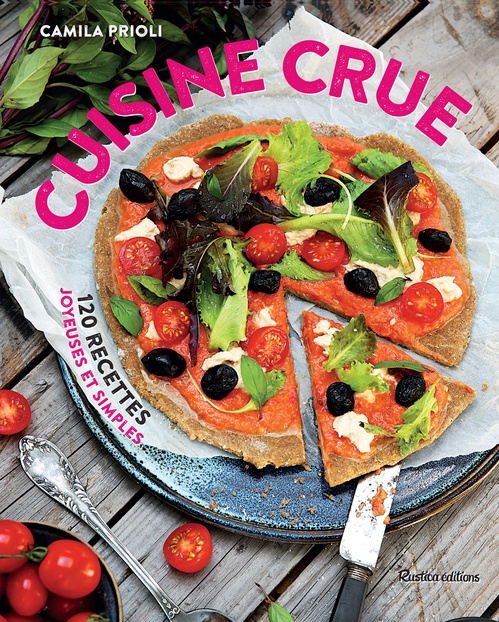 Couverture ebook de Cuisine crue, de Camila Prioli