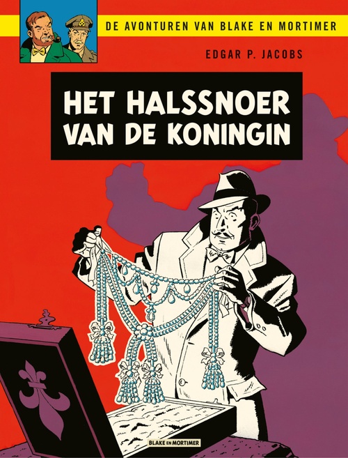 ebook cover of Het halssnoer van de koningin, by Edgar P. Jacobs