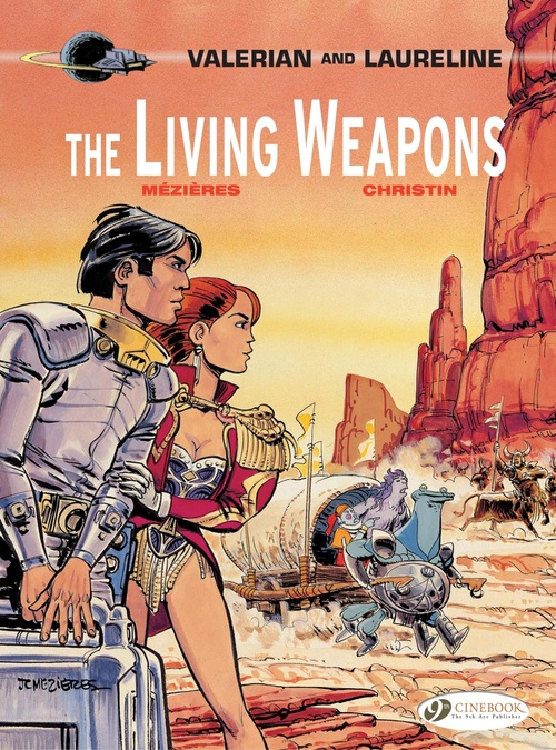 Couverture ebook de Valerian & Laureline - Volume 14 - The Living Weapons, de Pierre Christin, Jean-claude Mézières