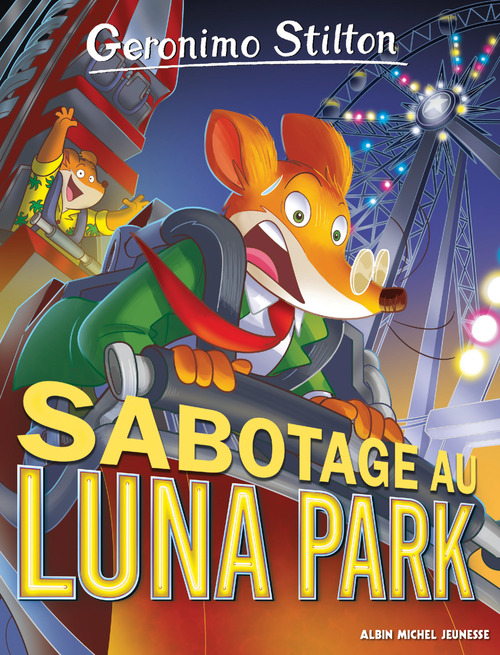 Couverture ebook de Sabotage au Luna Park, de Geronimo Stilton