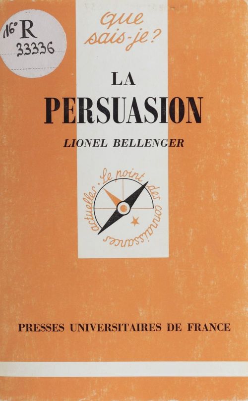 Couverture ebook de La Persuasion, de Lionel Bellenger