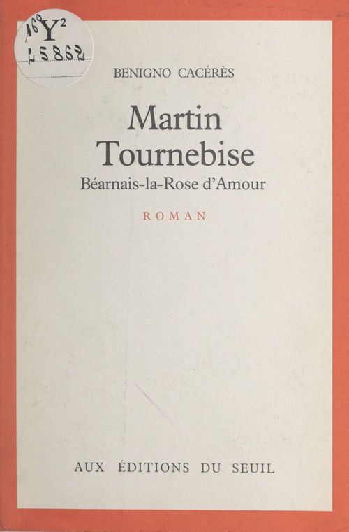 ebook cover of Martin Tournebise, by Benigno Caceres