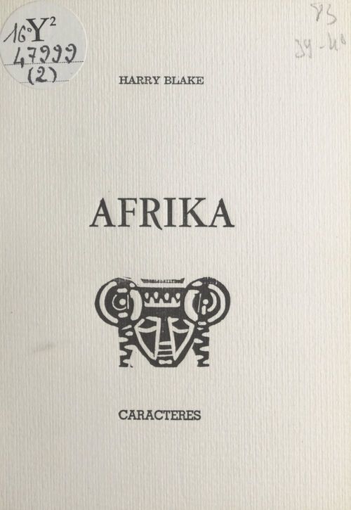 Couverture ebook de Afrika, de Harry Blake