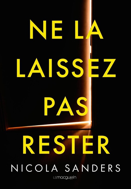 ebook cover of Ne la laissez pas rester, by Nicola Sanders