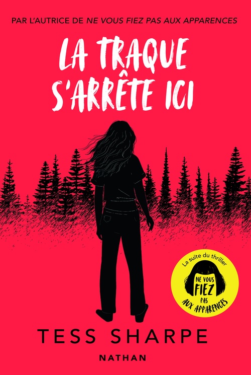 ebook cover of La traque s'arrête ici, by Tess Sharpe