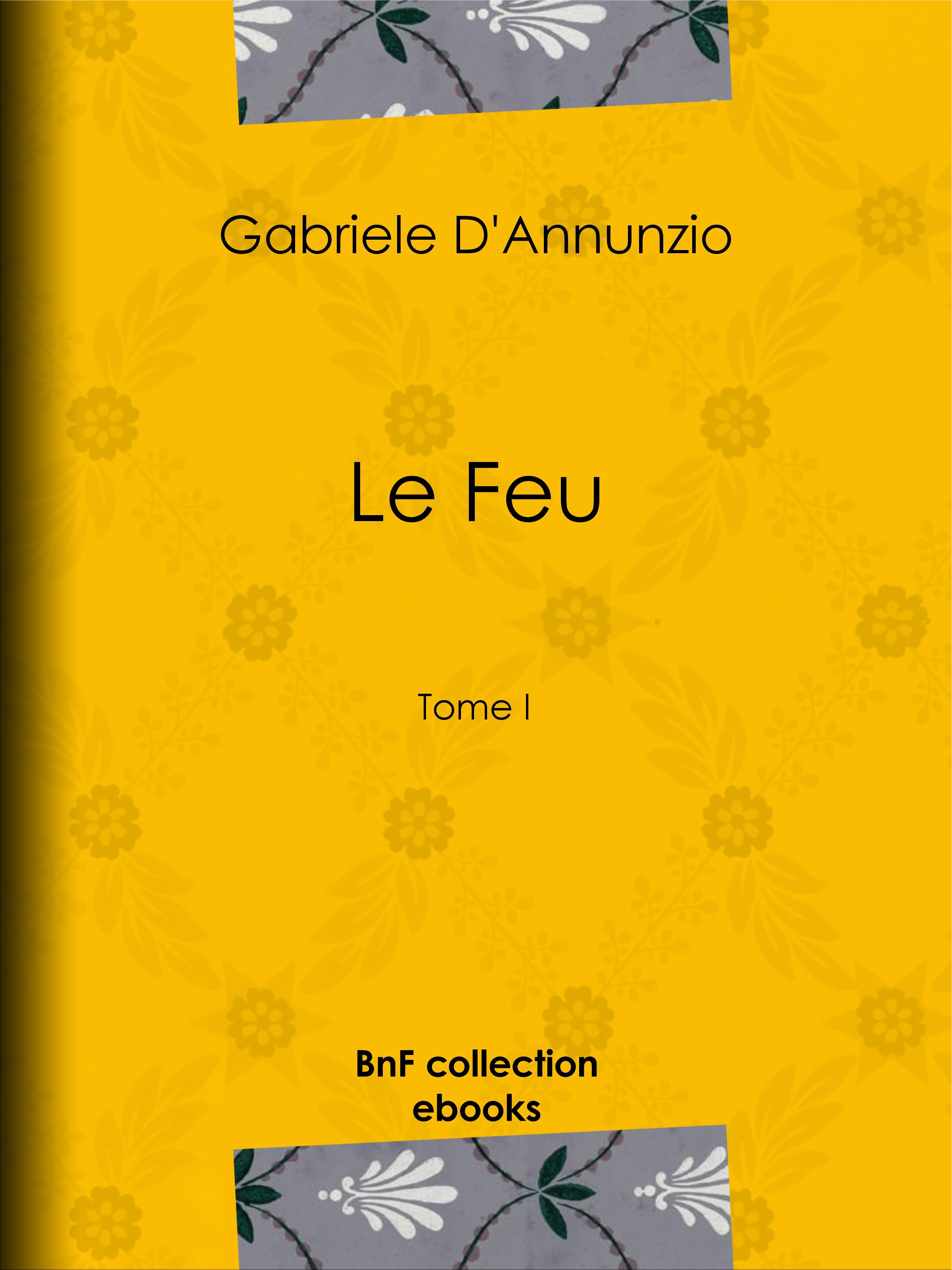 ebook cover of Le Feu, by Gabriele D'Annunzio, George Herelle