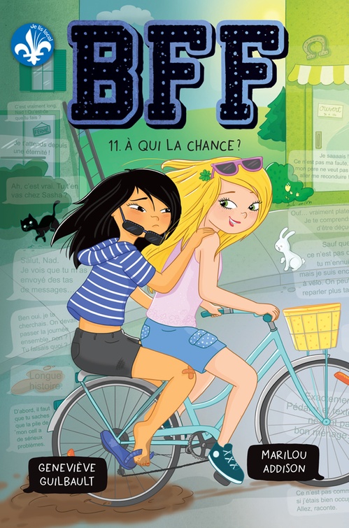 Couverture ebook de À qui la chance? - T.11, de Genevieve Guilbault, Marilou Addison