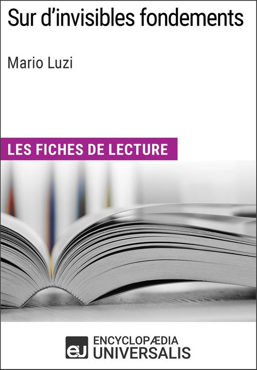 ebook cover of Sur d'invisibles fondements de Mario Luzi, by EncyclopæDia Universalis