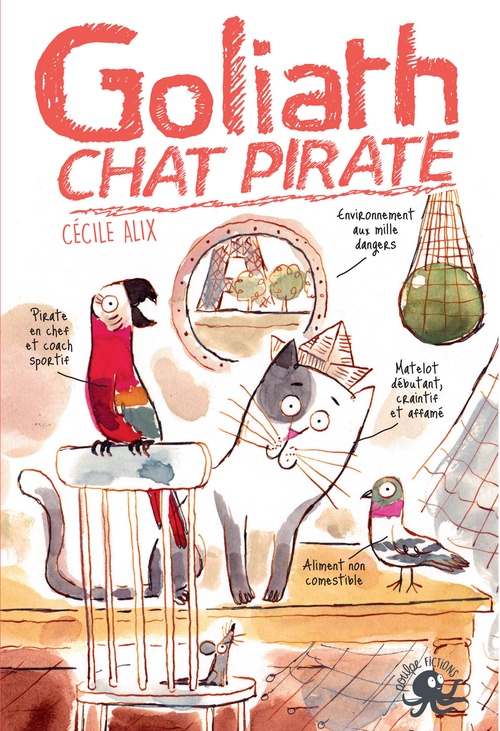 ebook cover of Goliath, chat pirate, by Cécile Alix