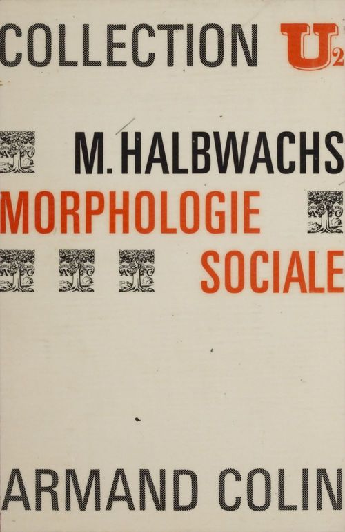 ebook cover of Morphologie sociale, by Maurice Halbwachs