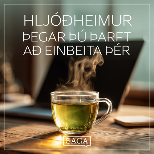 Couverture audiobook de Hljóðheimur þegar þú þarft að einbeita þér, de Rasmus Broe