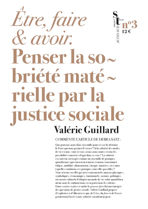 Couverture ebook de Être, faire et avoir, de Valérie Guillard