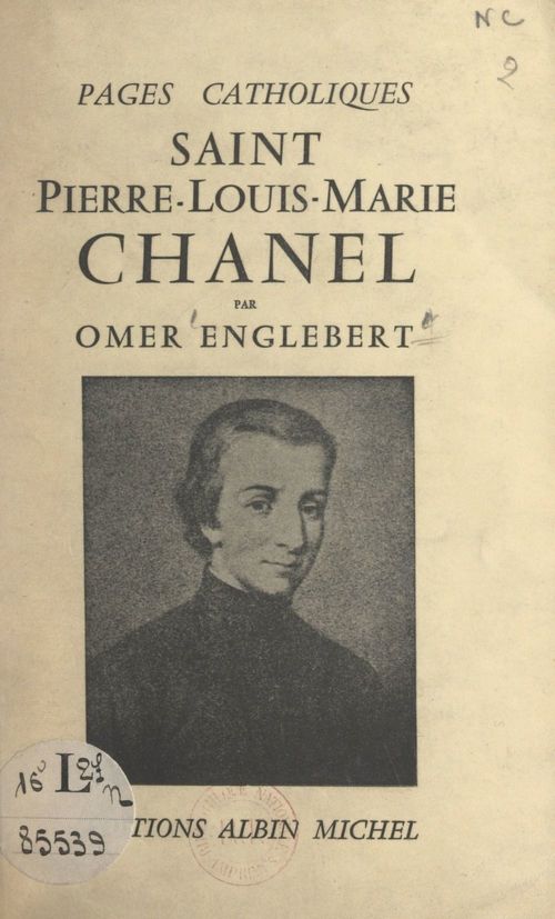 Couverture ebook de Saint Pierre-Louis-Marie Chanel (1805-1841), de Omer Englebert