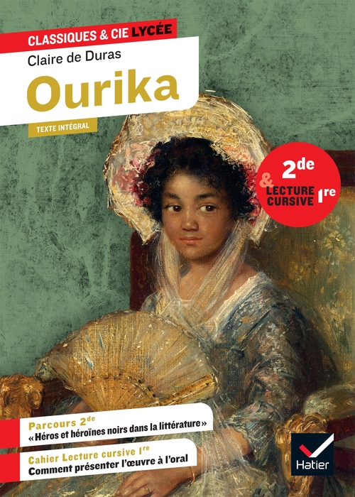 ebook cover of Ourika (2de, lecture cursive 1re), by Claire de Duras, Johan Faerber