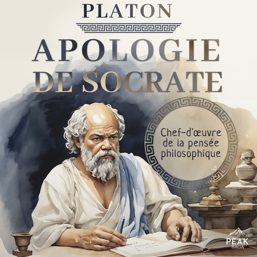 audiobook cover of Apologie de Socrate, by Platon