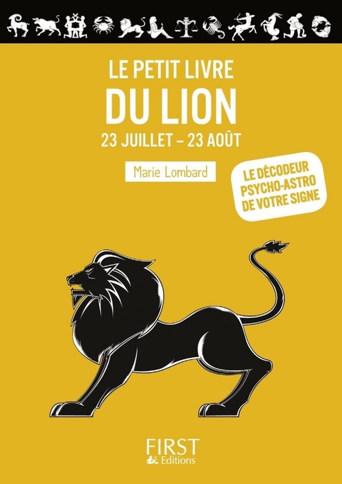 Couverture ebook de Petit Livre du - Lion, de Marie Lombard