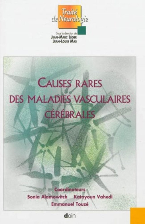 Couverture ebook de Causes rares des maladies vasculaires cérébrales, de Collectif