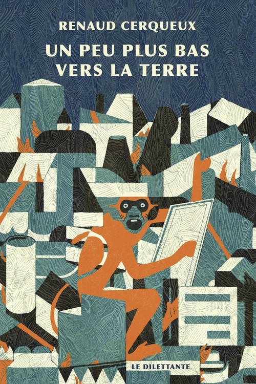 Couverture ebook de Un peu plus bas vers la terre, de Renaud Cerqueux