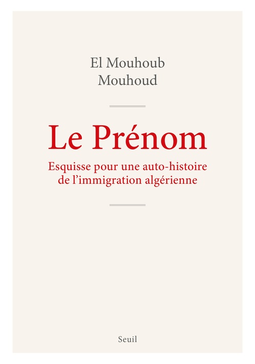 ebook cover of Le Prénom, by El mouhoub Mouhoud