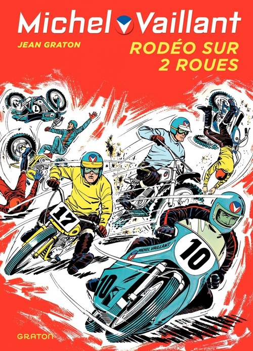 Couverture ebook de Michel Vaillant - Tome 20 - Rodéo sur 2 roues, de Jean Graton