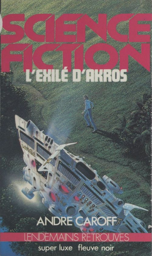 Couverture ebook de L'exilé d'Akros, de André Caroff