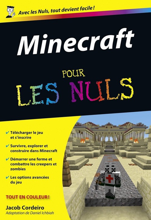 Couverture ebook de Minecraft Pour les Nuls, de Jacob Cordeiro