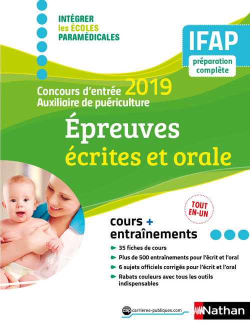 Couverture ebook de Concours Auxiliaire de puériculture - 2019, de Annie Godrie, Christophe Ragot, Louisa Rebih, Elisabeth Simonin