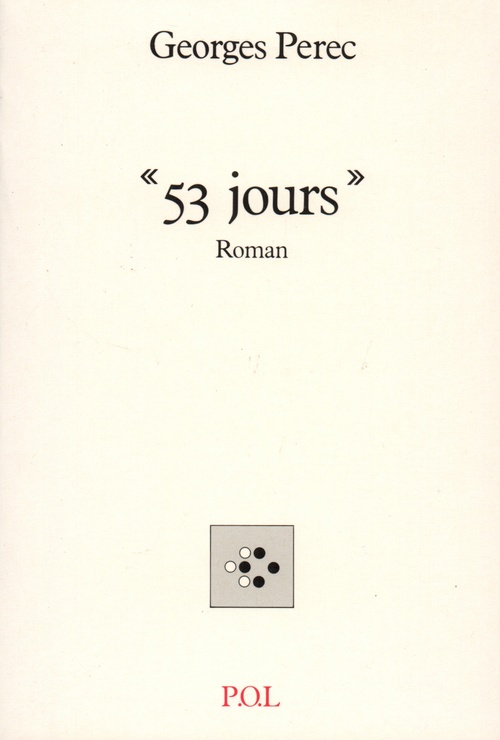 ebook cover of 53 jours, by Georges Perec