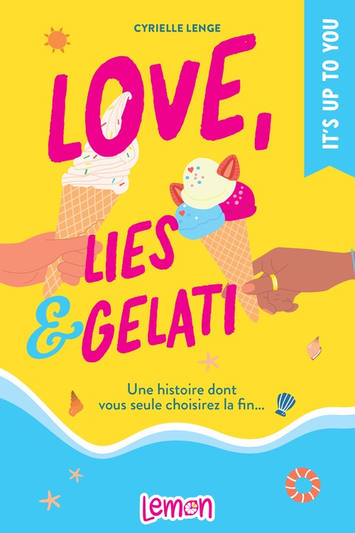 ebook cover of Love, lies & gelati, by Cyrielle Lenge