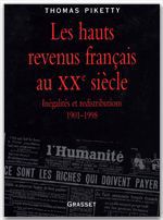 ebook cover of Les hauts revenus en France au XXème siècle, by Thomas Piketty