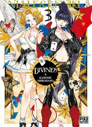 Couverture ebook de Divines T03, de Kamome Shirahama, Riichirô Inagaki