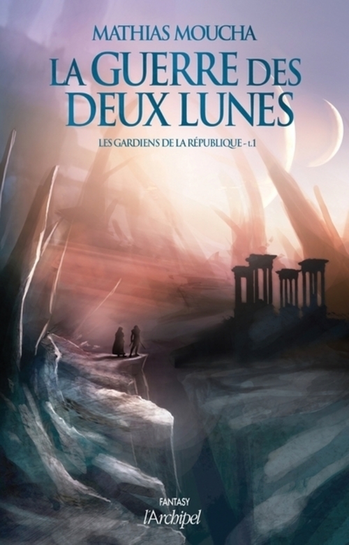 Couverture ebook de La guerre des deux lunes - Les gardiens de la république, de Mathias Moucha