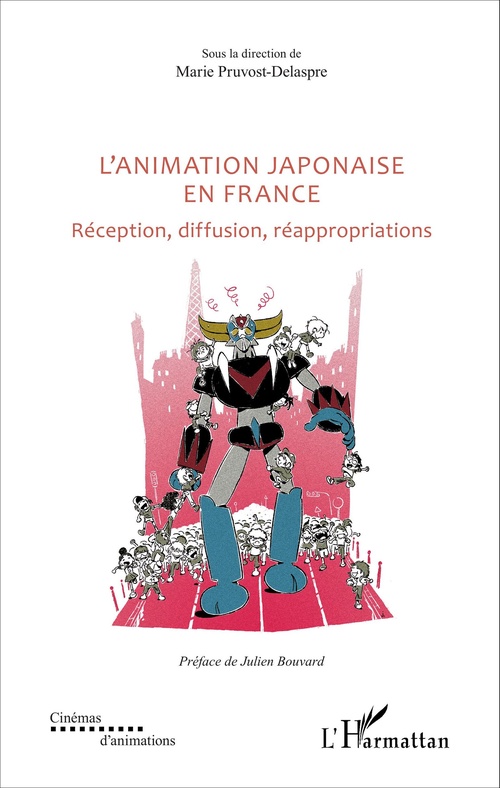 Couverture ebook de L'animation japonaise en France, de Marie Pruvost-Delaspre