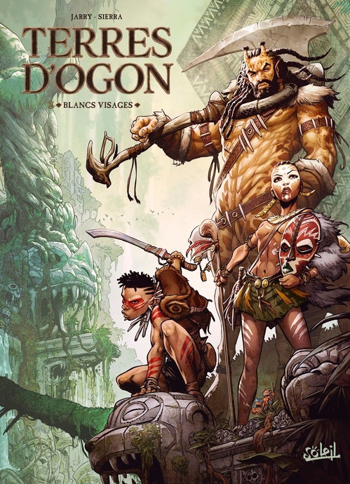 Couverture ebook de Terres d'Ogon T02 - Blancs Visages, de Nicolas Jarry, Alex Sierra