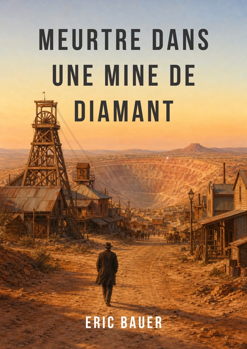Couverture ebook de Meurtre dans une mine de diamant, de Eric Bauer
