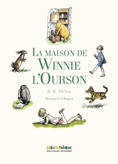 Couverture ebook de La maison de Winnie l'Ourson, de Ernest howard Shepard, Alan alexander Milne, Ernest h. Shepard