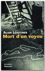 ebook cover of Mort d'un voyou, by Leauthier Alain