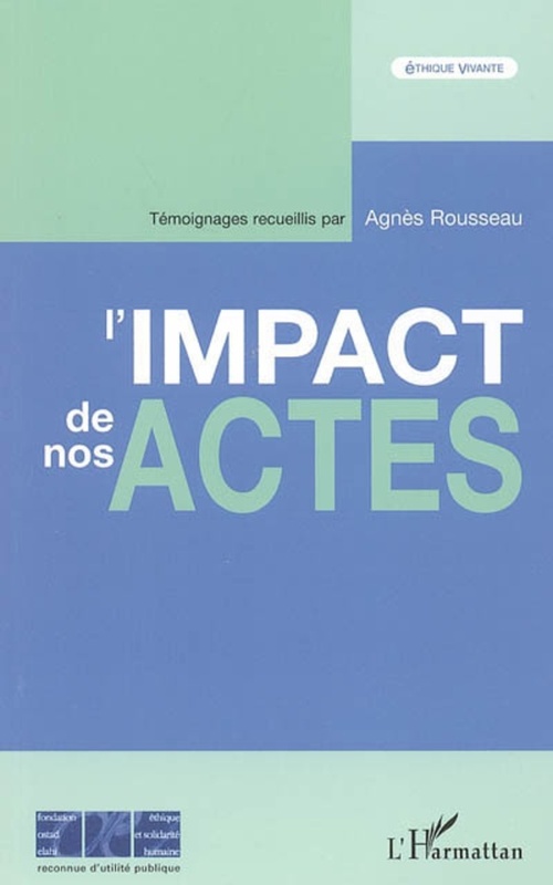 Couverture ebook de L'impact de nos actes, de Fondation Ostad Elahi