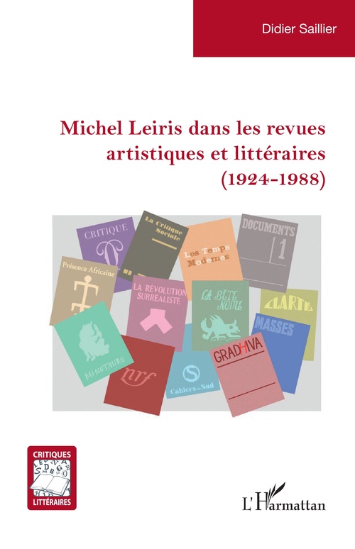 ebook cover of Michel Leiris dans les revues artistiques et littéraires (1924-1988), by Didier Saillier