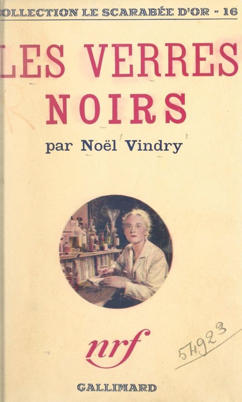 ebook cover of Les verres noirs, by Noel Vindry