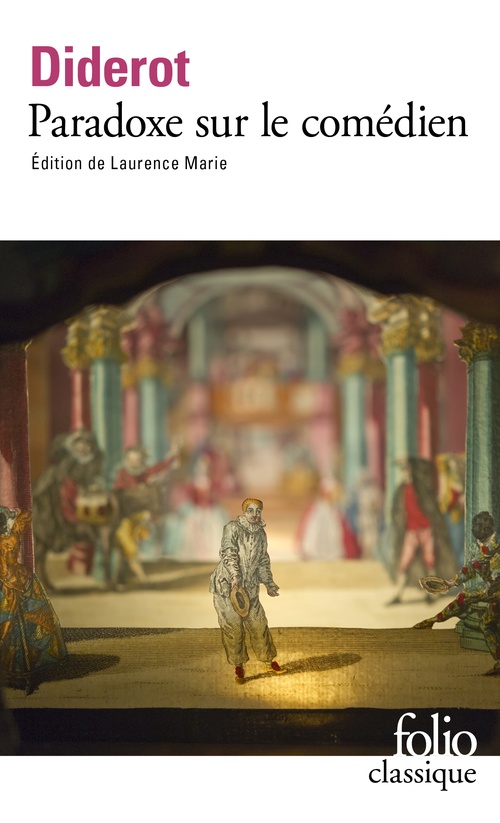 Couverture ebook de Paradoxe sur le comédien, de Denis Diderot