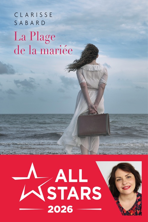 ebook cover of La plage de la mariée, by Clarisse Sabard