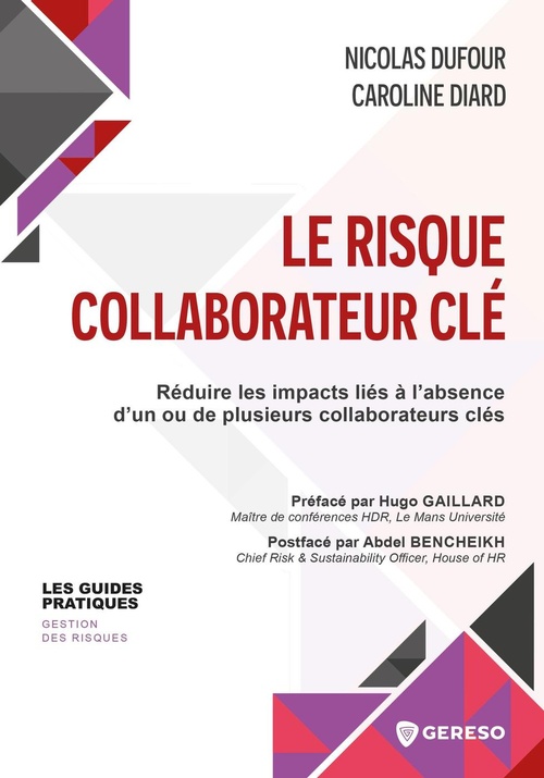 ebook cover of Le risque collaborateur clé, by Nicolas Dufour, Caroline Diard