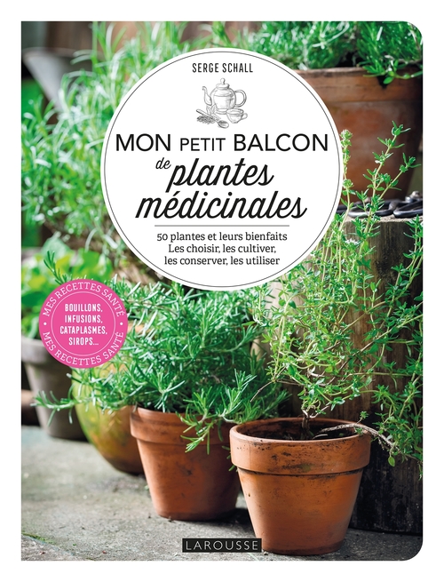 ebook cover of Mon petit balcon de plantes médicinales, by Serge Schall